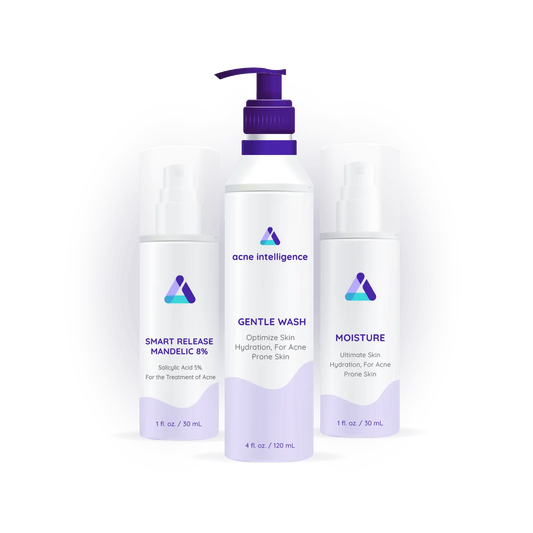 Acne Intelligence Skin Trifecta - Facial Cleansing Kits for Acne Treatment